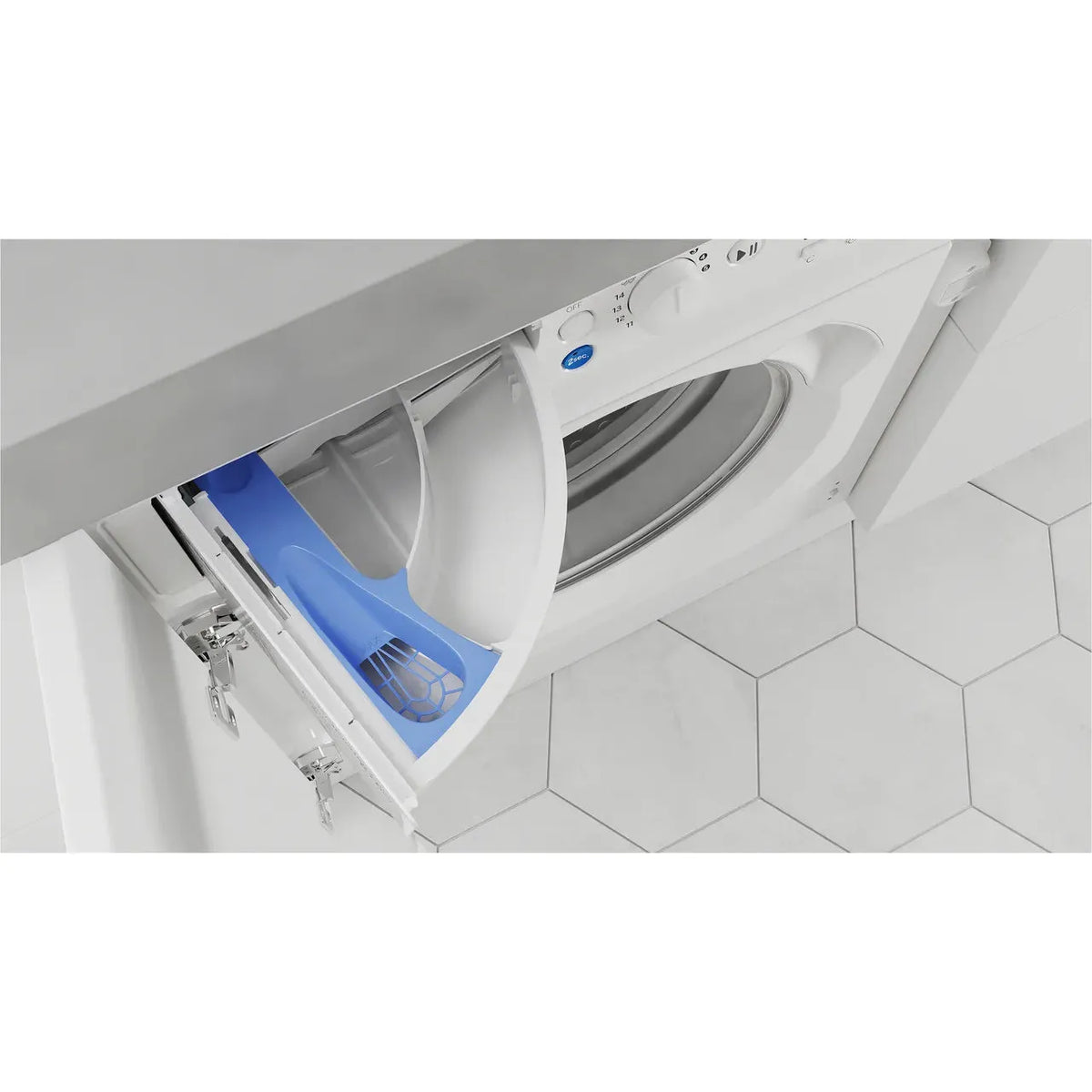 Indesit 9KG 1400RPM Integrated Washing Machine - White | BIWMIL91485UK