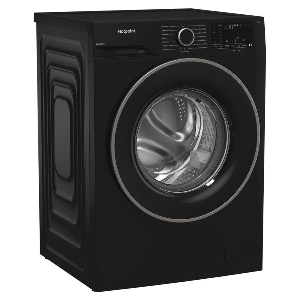 Hotpoint 9KG 1400RPM Freestanding Washing Machine - Black | H 91B ANTI STAIN IRE