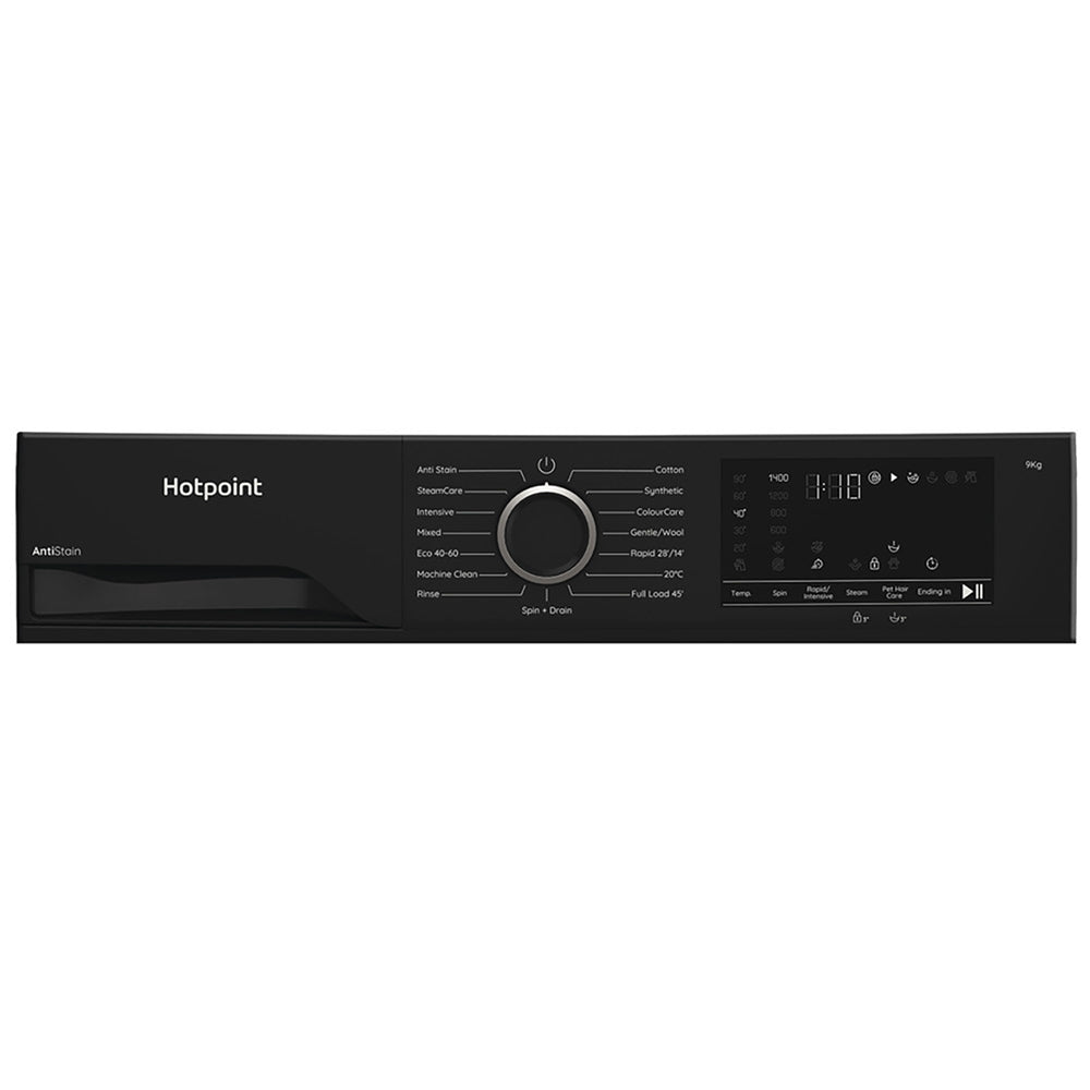 Hotpoint 9KG 1400RPM Freestanding Washing Machine - Black | H 91B ANTI STAIN IRE
