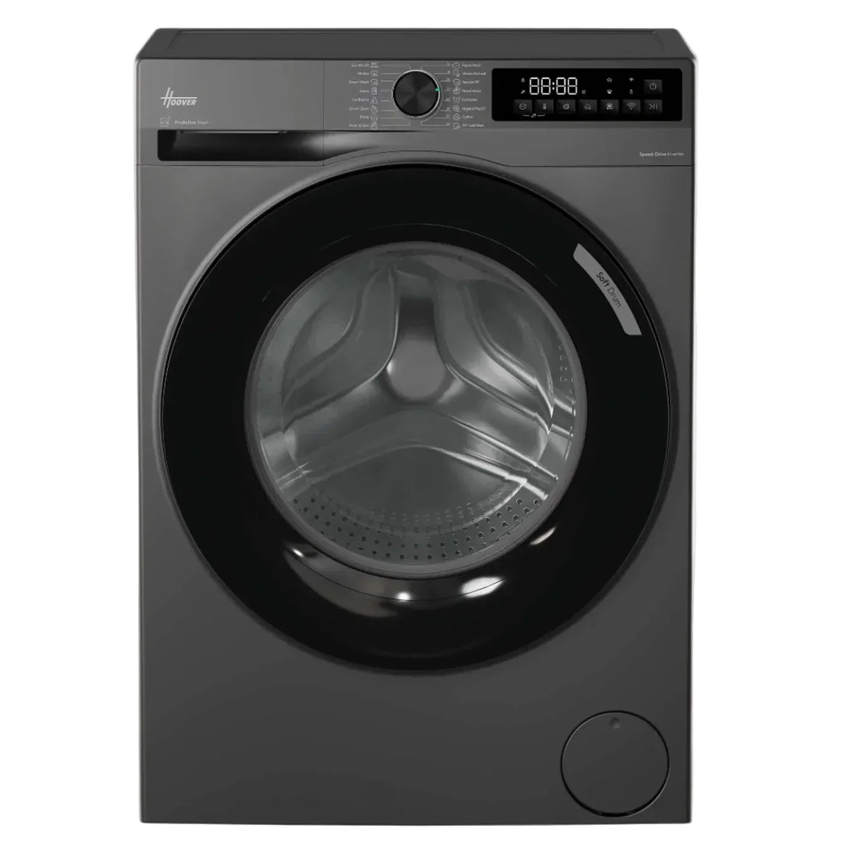 Hoover Pro Wash Series 3 10KG 1400RPM Freestanding Washing Machine - Graphite | HBR 410BL8G-80