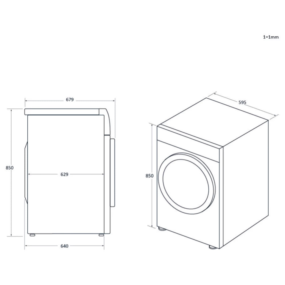 Haier X Series 11KG 1400RPM Freestanding Washing Machines - White | HW110-BD14397UUK