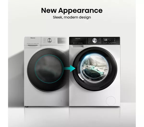 Hisense 3S 8KG 1400RPM Freestanding Washing Machine - White | WF3S8043BW