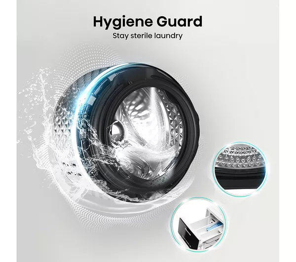 Hisense 3S 8KG 1400RPM Freestanding Washing Machine - White | WF3S8043BW