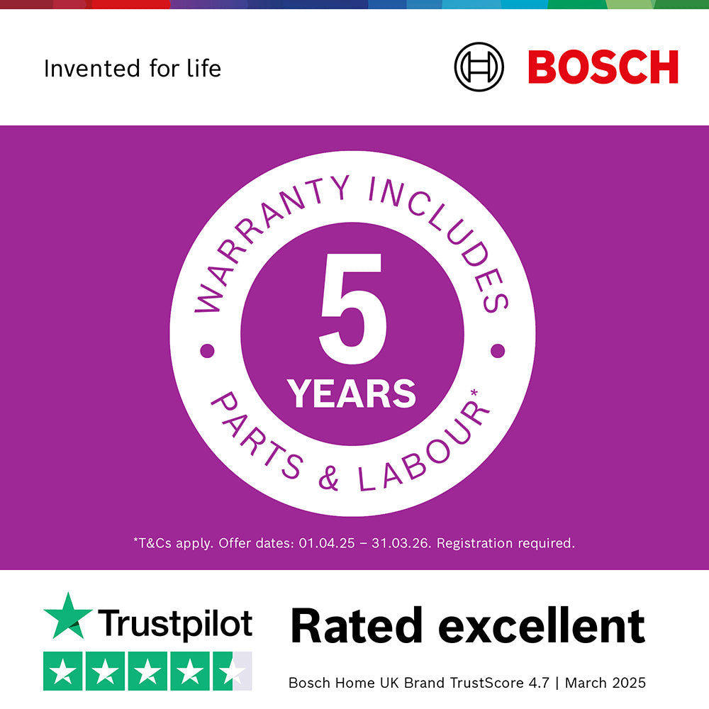 Bosch Series 6 9KG 1400RPM Freestanding Washing Machine - Graphite | WGG244ZCGB