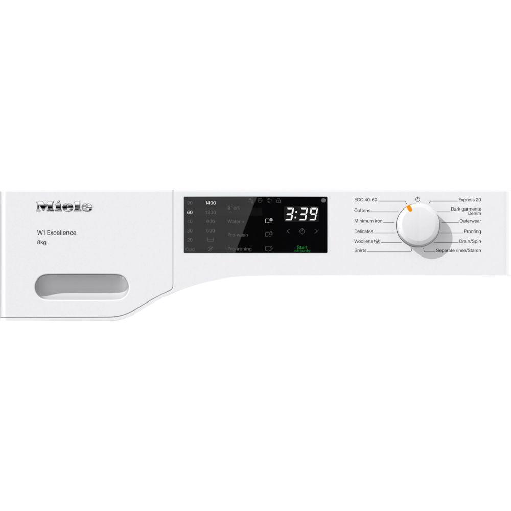 Miele 8KG 1400 Spin Freestanding Washing Machine - Lotus White | WED 025 WPS