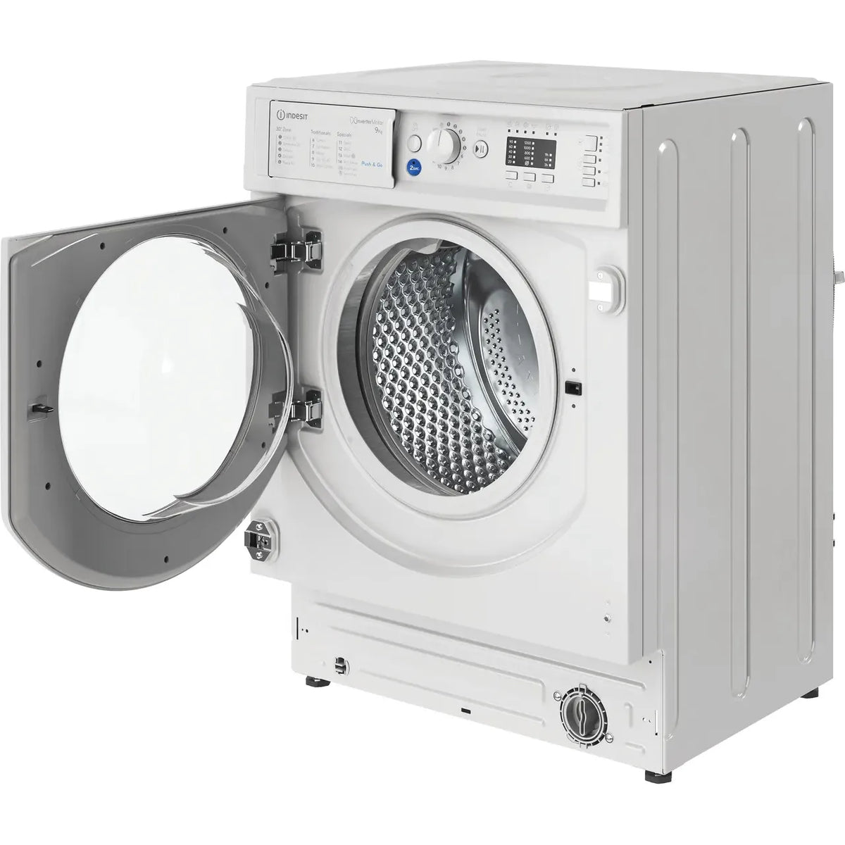 Indesit 9KG 1400RPM Integrated Washing Machine - White | BIWMIL91485UK