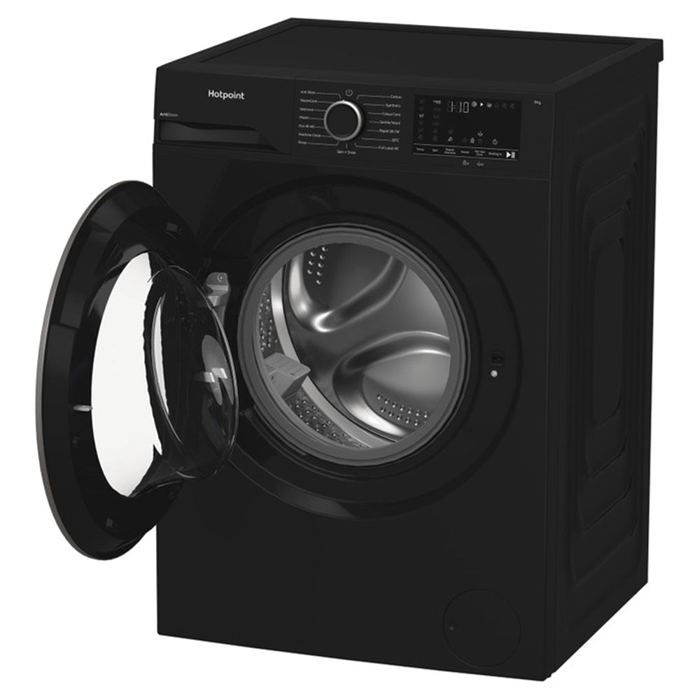 Hotpoint 9KG 1400RPM Freestanding Washing Machine - Black | H 91B ANTI STAIN IRE
