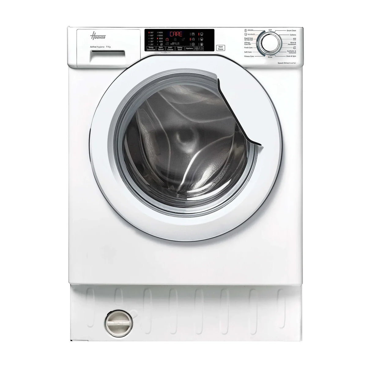 Hoover H-Wash 300 9KG 1400RPM Built-In Washing Machine - White | HBW 49TAMEJ-80