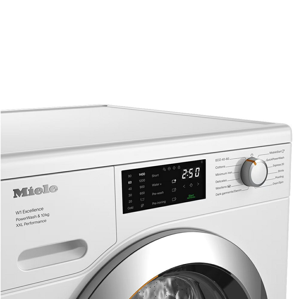 Miele 10KG 1400RPM Freestanding Washing Machine - Lotus White | WEK365