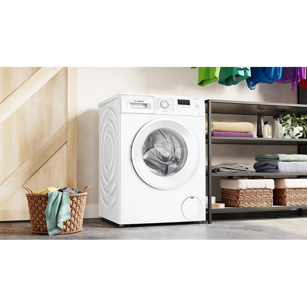 Bosch Series 2 8KG 1400RPM Freestanding Washing Machine - White | WGE03408GB