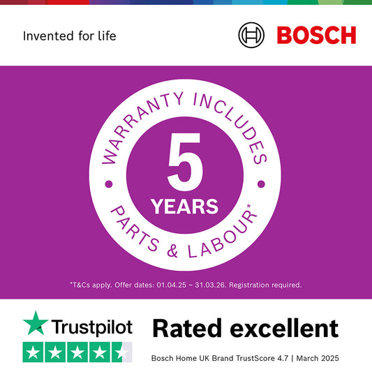 Bosch Series 6 10KG 1400RPM Freestanding Washing Machine - White | WGG254Z1GB